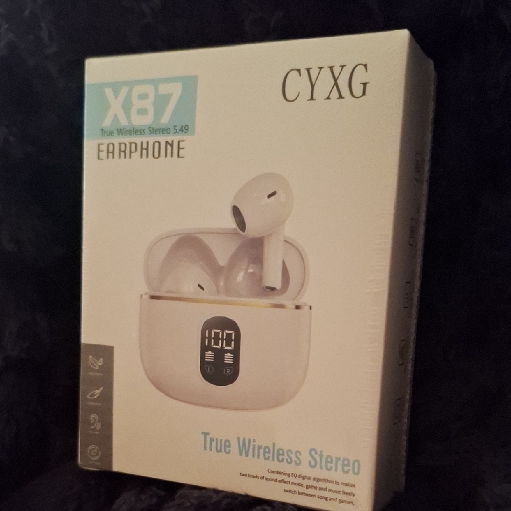 CYXG X87 True Wireless Earphones - White
